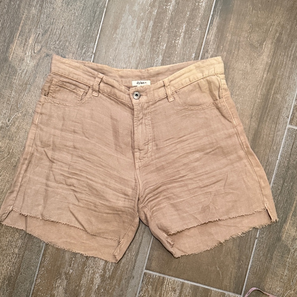 Anthropologie Dylan Brown Linen Women's Shorts